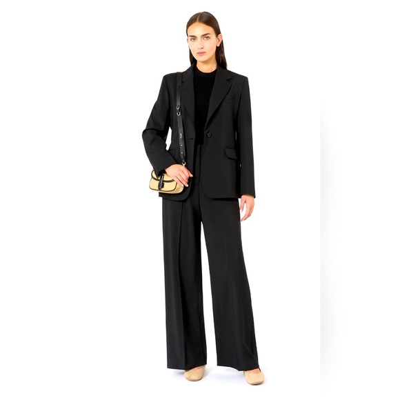 Max Mara Wool One Button Single Breasted Notch Lapel Blazer - Picture 1 of 7